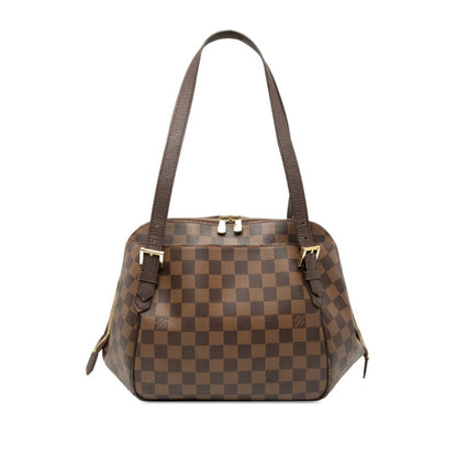 Louis Vuitton Brown Pvc Leather Handbag (Pre-Owned)