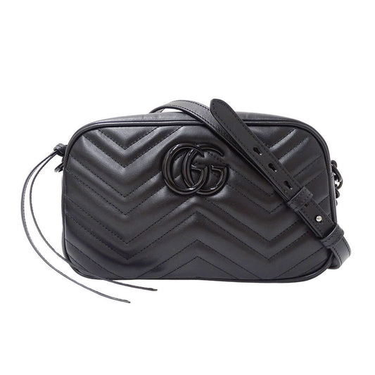 Gucci Black Leather Shoulder Bag (Pre-Owned)