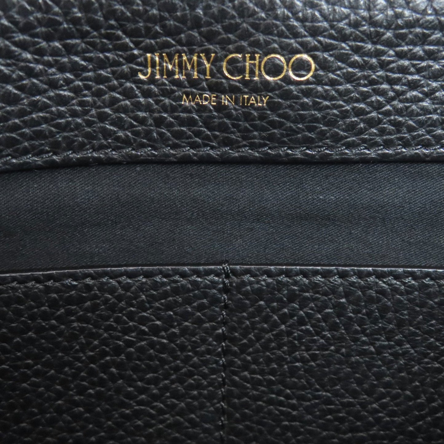 Jimmy Choo Black Leather Tote Bag (Pre-Owned)