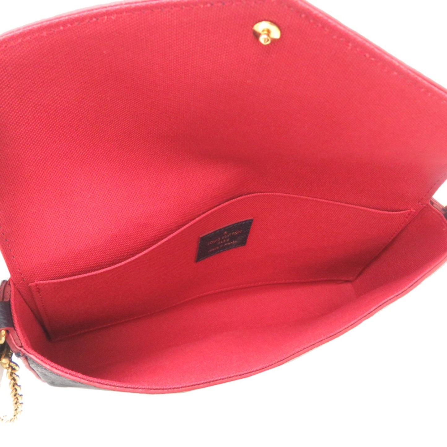 Louis Vuitton Marine Rouge Navy Monogram Empreinte Pouch Shoulder Bag (Pre-Owned)