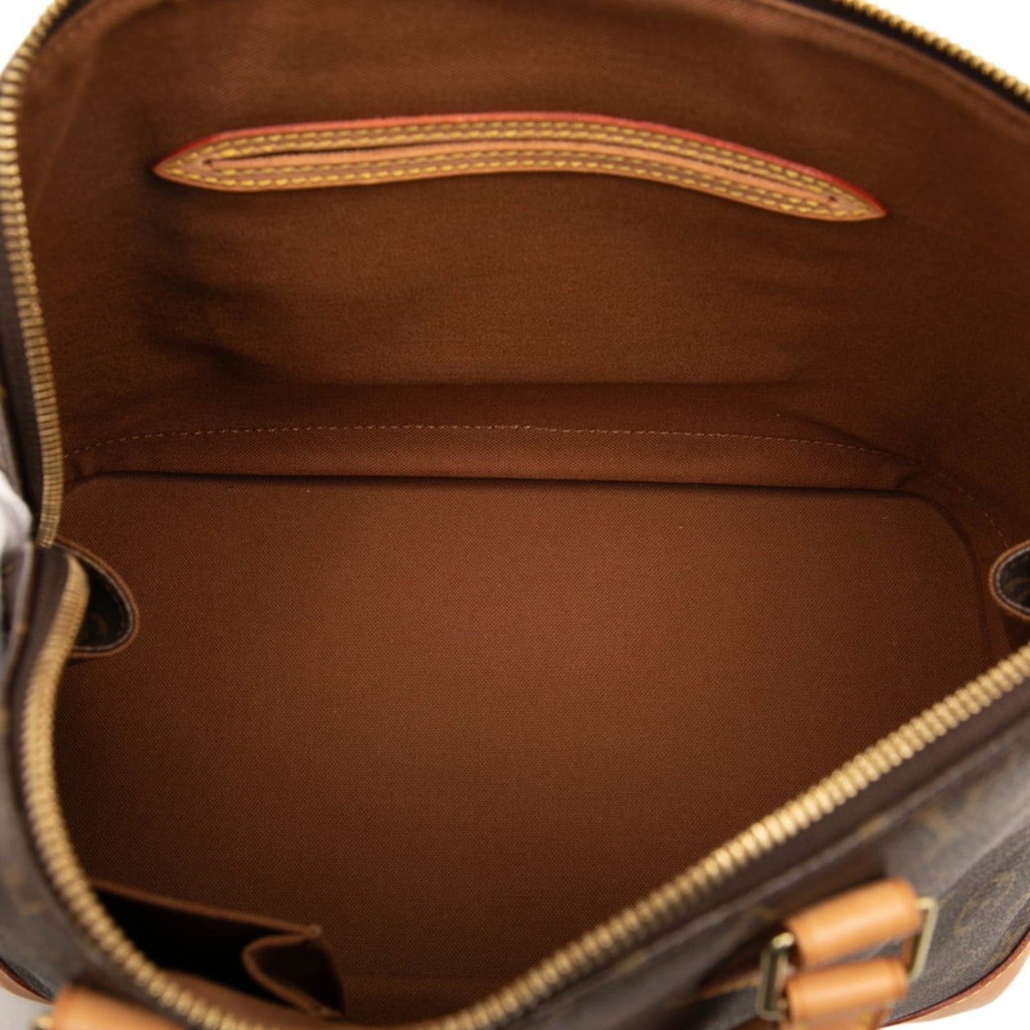 Louis Vuitton Brown Pvc Leather Handbag (Pre-Owned)