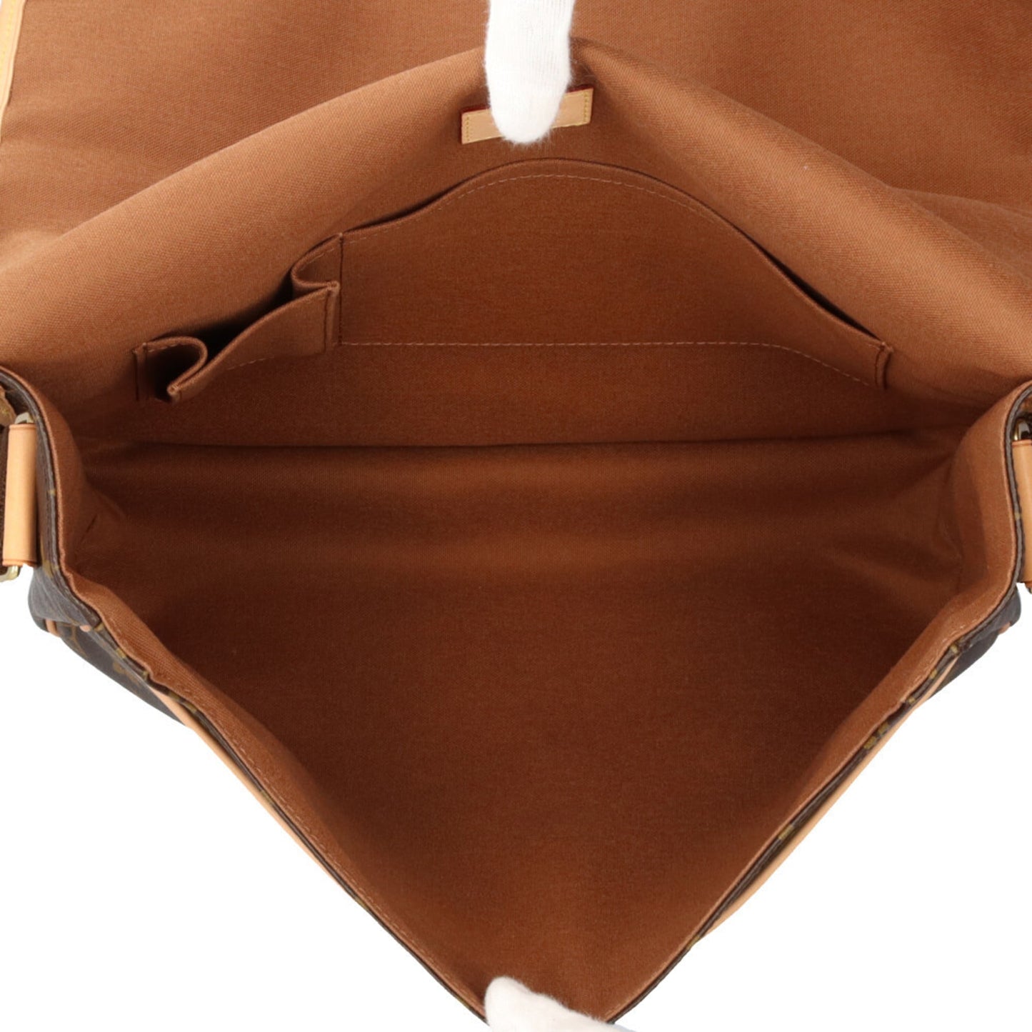 Louis Vuitton Brown Monogram Canvas Shoulder Bag (Pre-Owned)