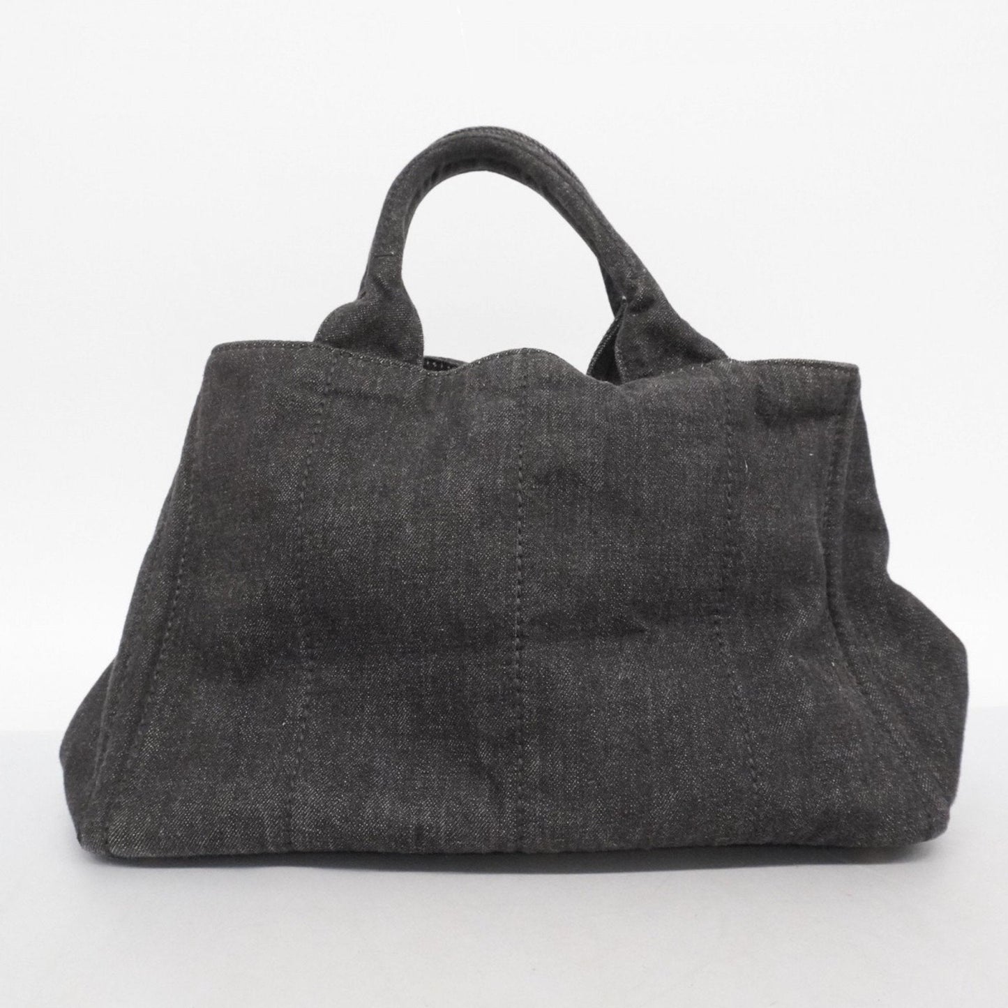 Prada Black Denim Tote Bag (Pre-Owned)