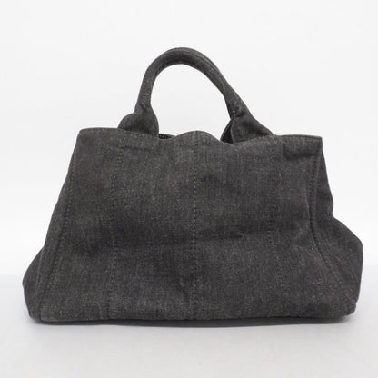 Prada Black Denim Tote Bag (Pre-Owned)