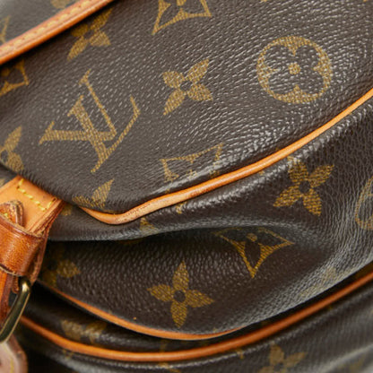 Louis Vuitton Brown Pvc Leather Shoulder Bag (Pre-Owned)