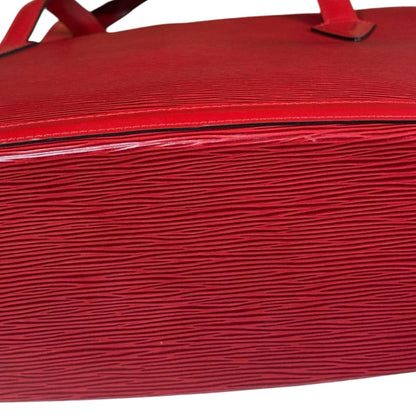 Louis Vuitton Epi Castilian Red Red Color Epi Leather Shoulder Bag (Pre-Owned)