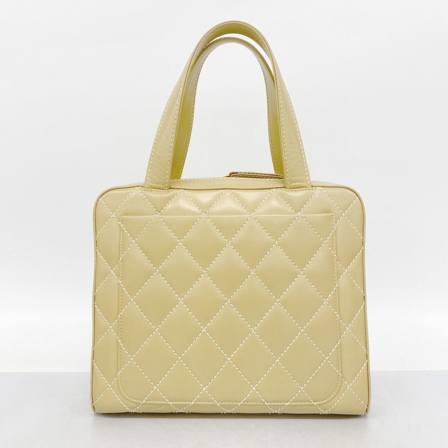 Chanel Beige Leather Tote Bag (Pre-Owned)