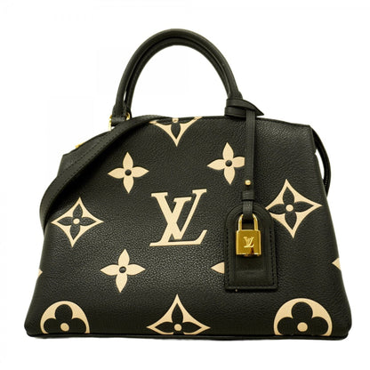 Louis Vuitton Beige Black Handbag (Pre-Owned)