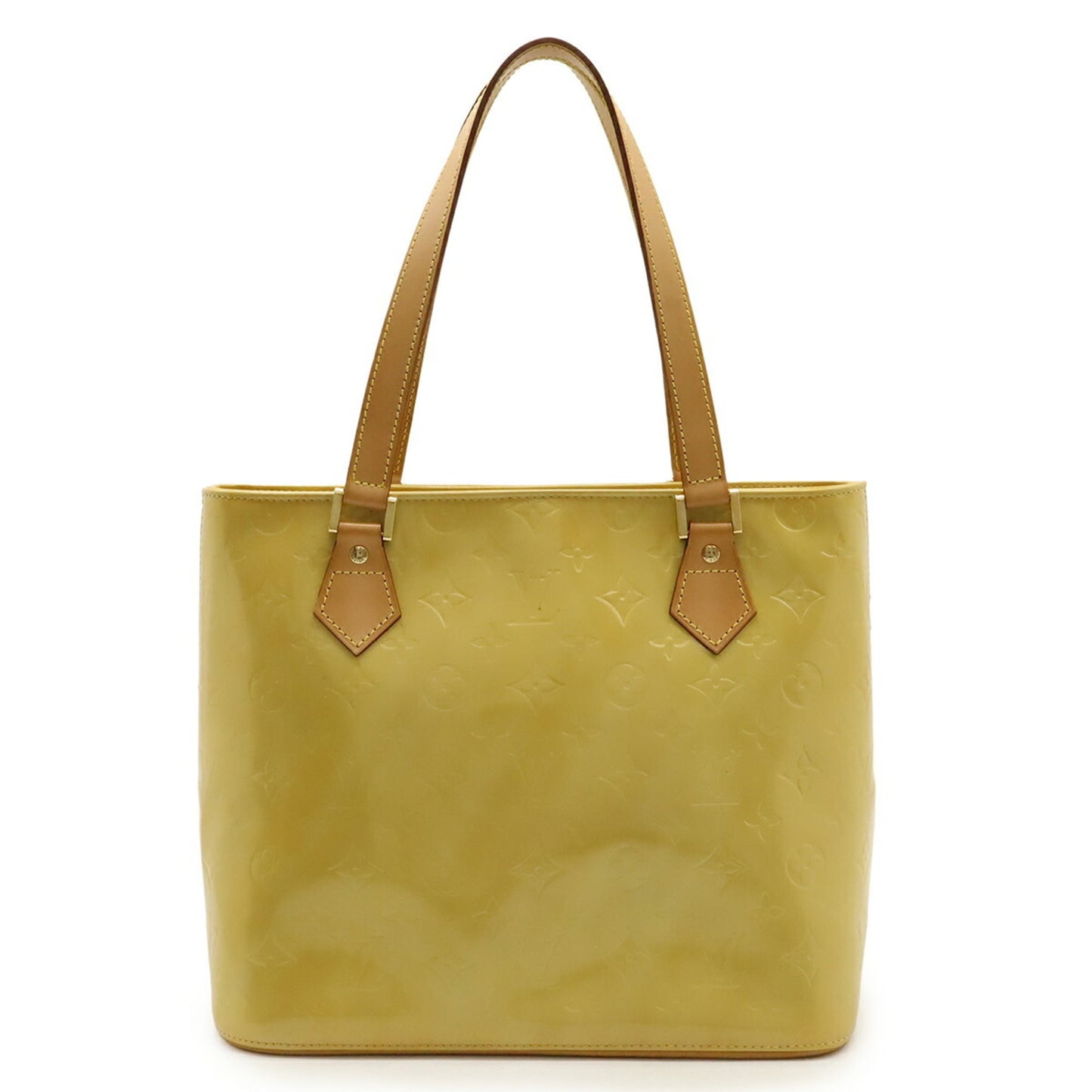 Louis Vuitton Monogram Vernis Beige Shoulder Bag Tote Bag (Pre-Owned)