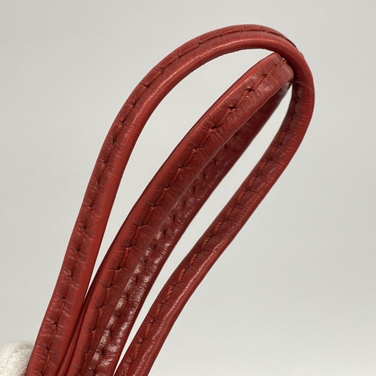 Louis Vuitton Castilian Red Shoulder Bag (Pre-Owned)