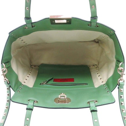 Valentino Garavani Green Handbag Tote Bag (Pre-Owned)