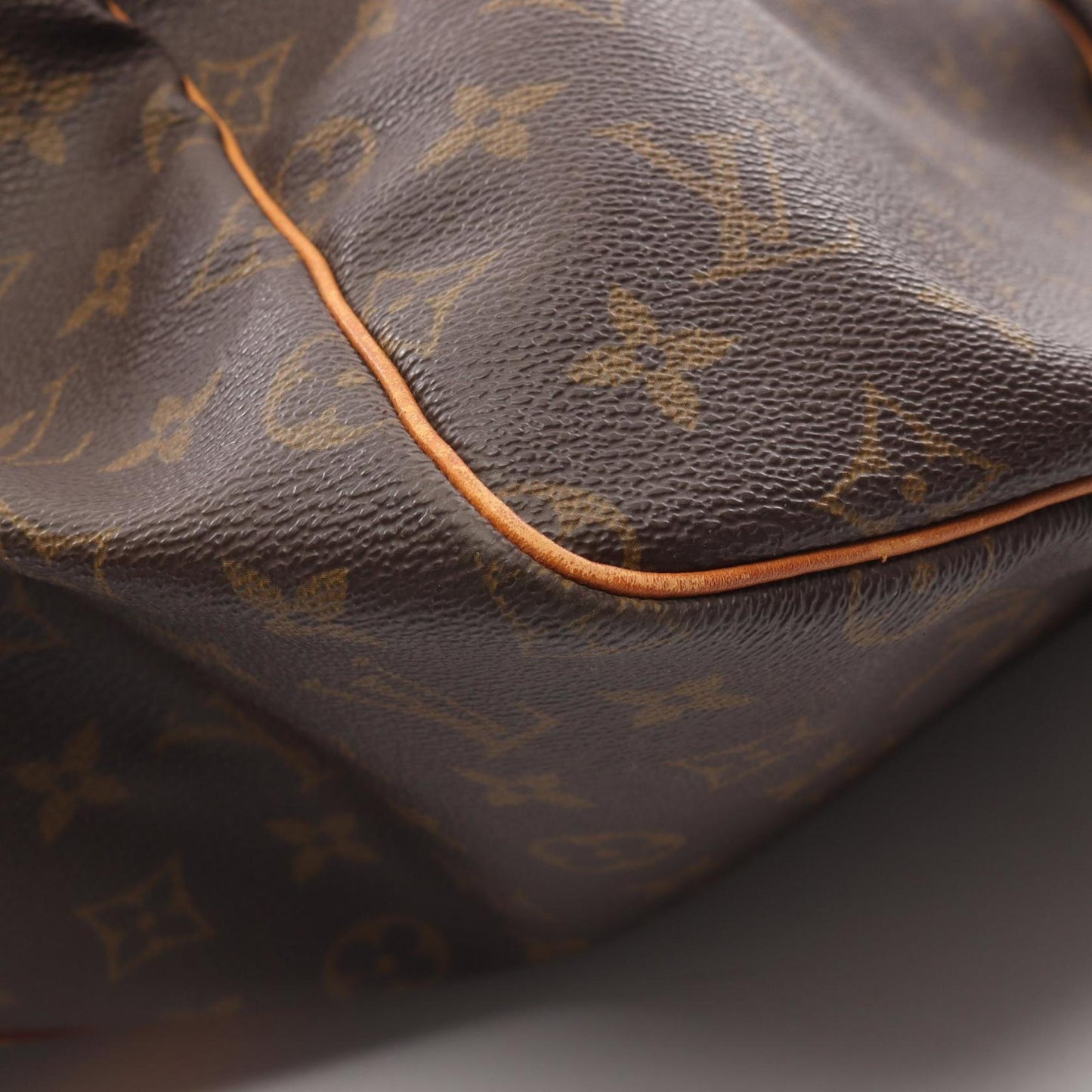 Louis Vuitton Brown Pvc Leather Boston Bag (Pre-Owned)