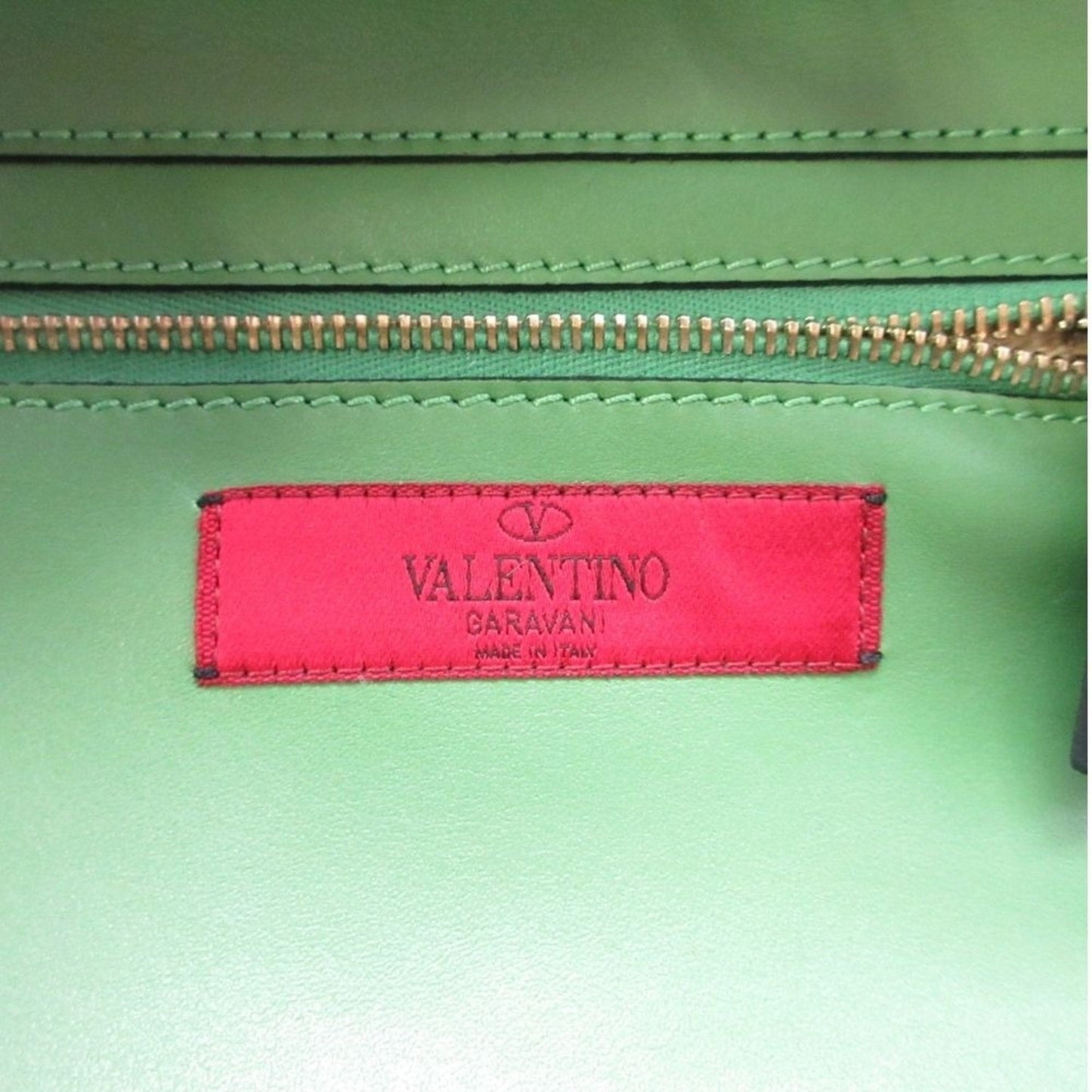 Valentino Garavani Green Handbag Tote Bag (Pre-Owned)
