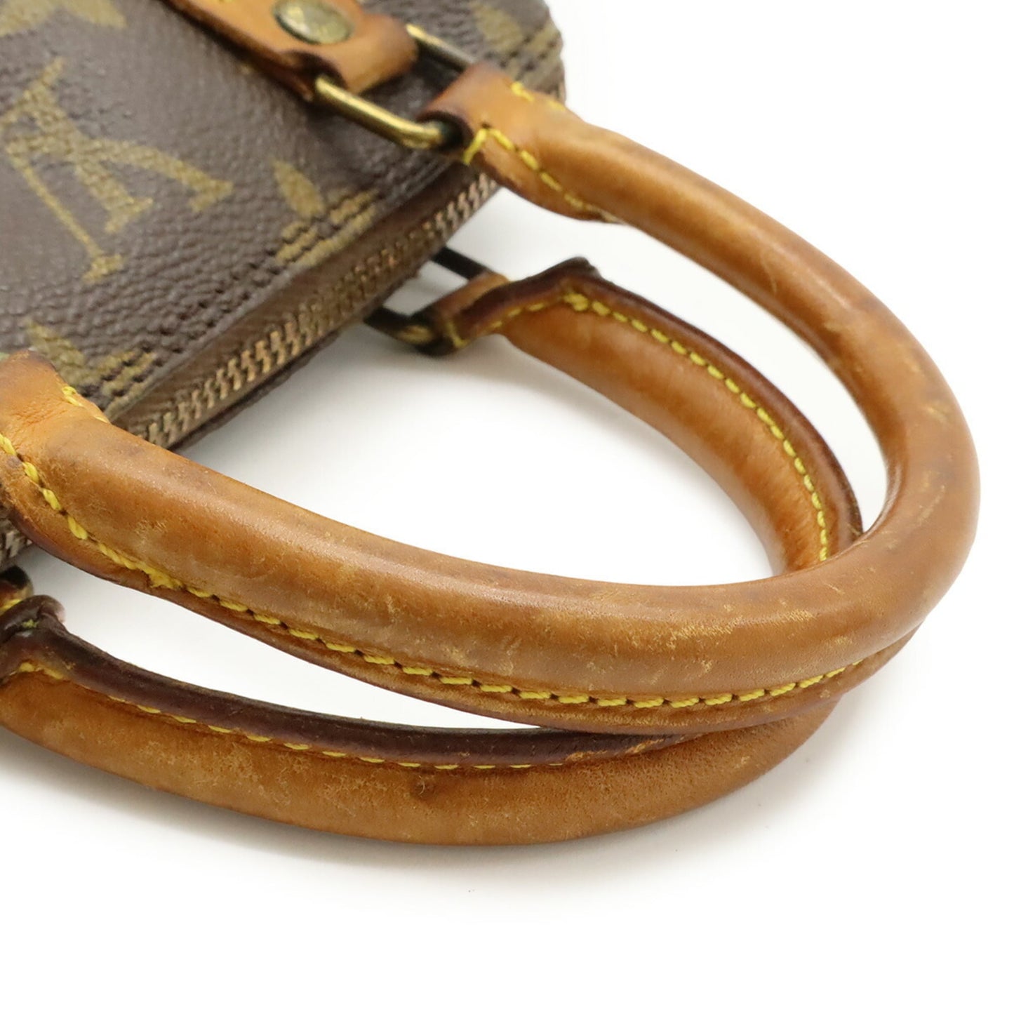 Louis Vuitton Brown Pvc Handbag Pouch (Pre-Owned)