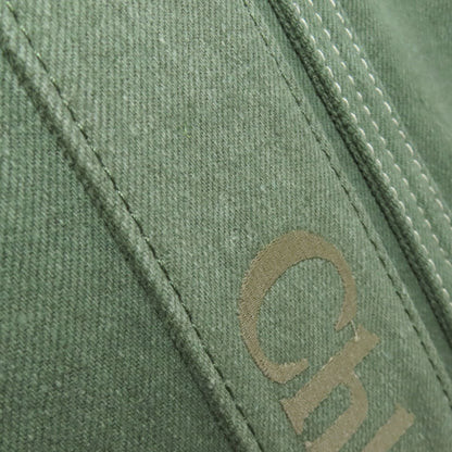 Chloé Green Canvas Tote Bag (Pre-Owned)