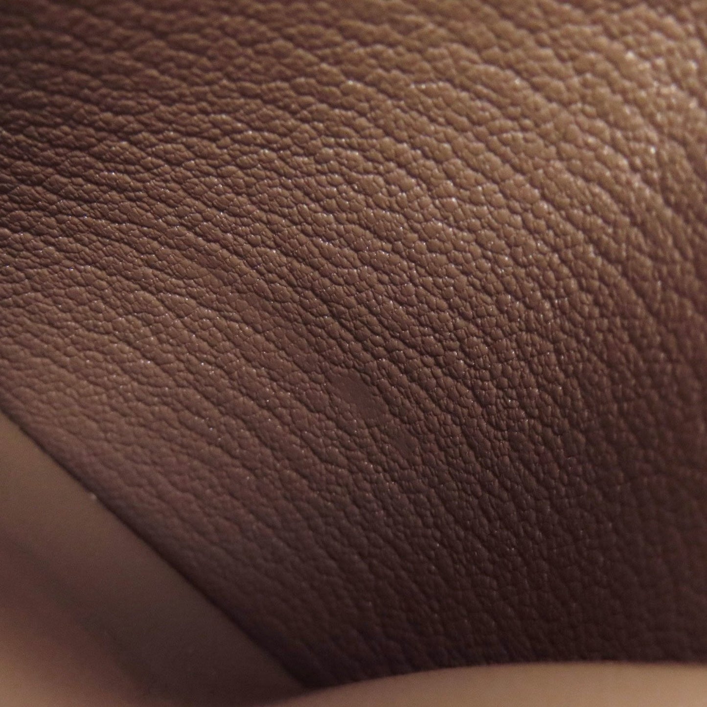 Hermes Etoupe Gray Chevre Leather Coin Purse/Coin Case (Pre-Owned)