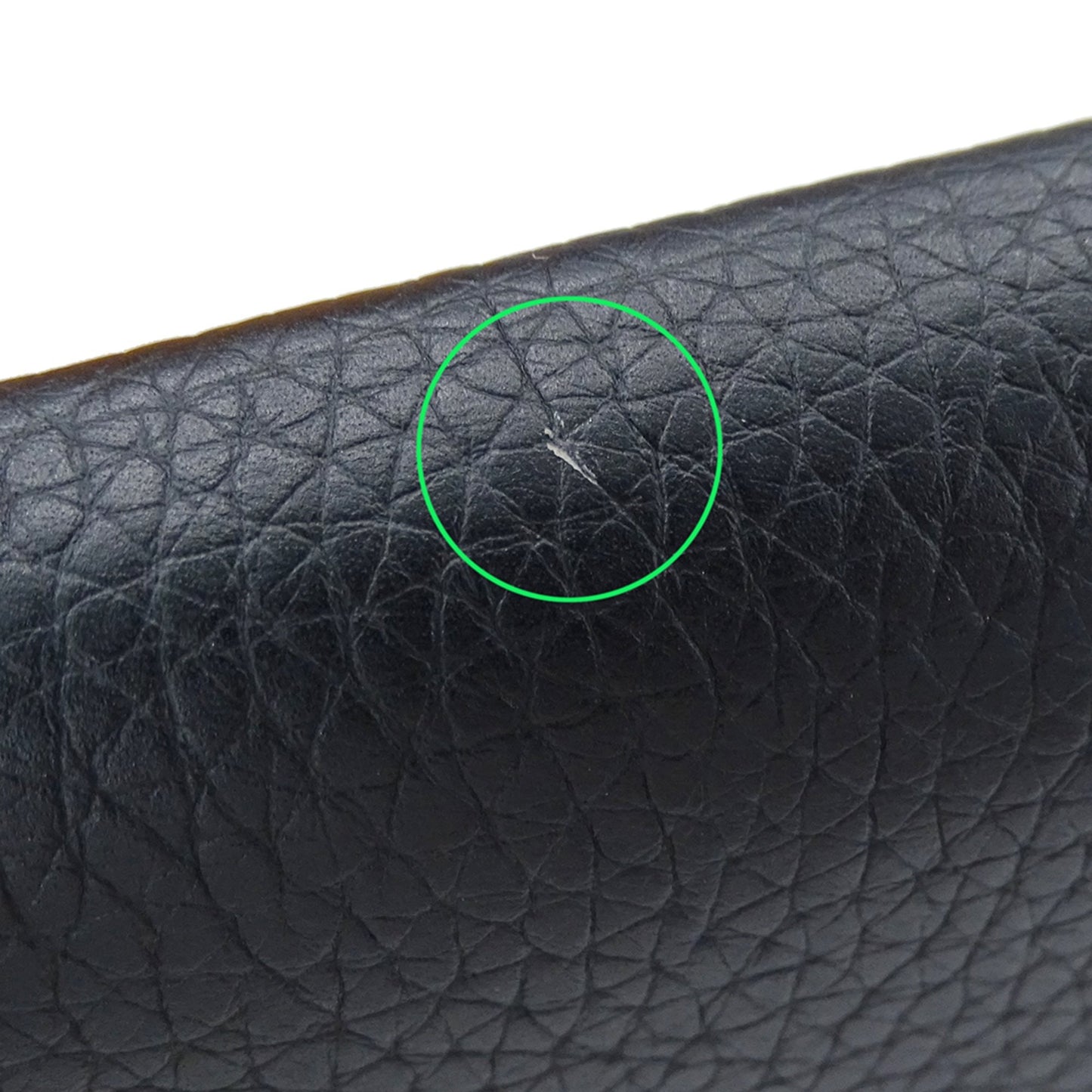 Louis Vuitton Hot Pink Noir Leather Wallet (Tri-Fold) (Pre-Owned)