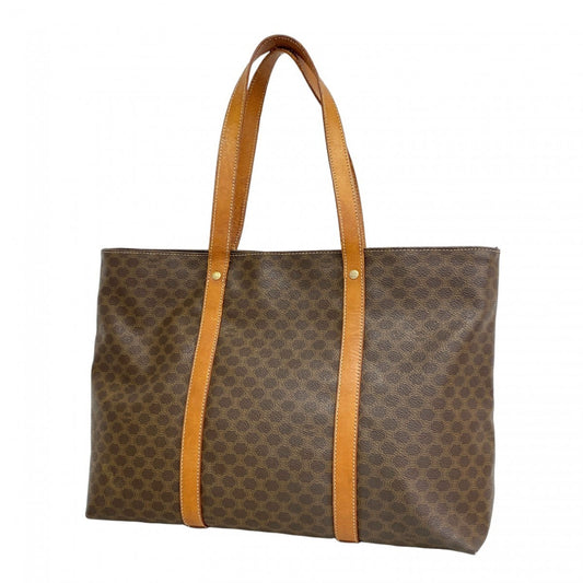 Celine Brown Pvc Tote Bag (Pre-Owned)