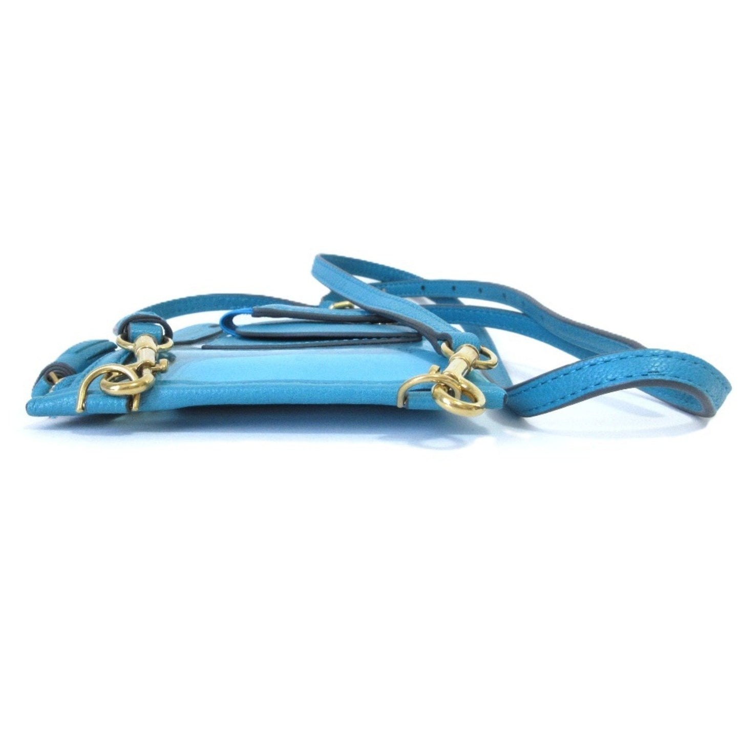 Anya Hindmarch Blue Pochette Pouch Shoulder Bag (Pre-Owned)