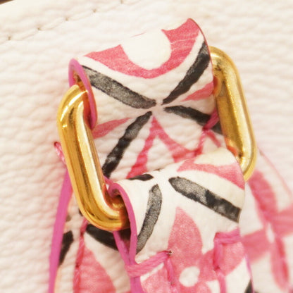 Louis Vuitton Pink White Handbag (Pre-Owned)
