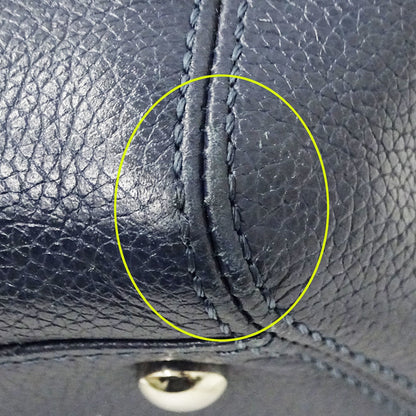 Chanel Blue Leather Tote Bag (Pre-Owned)