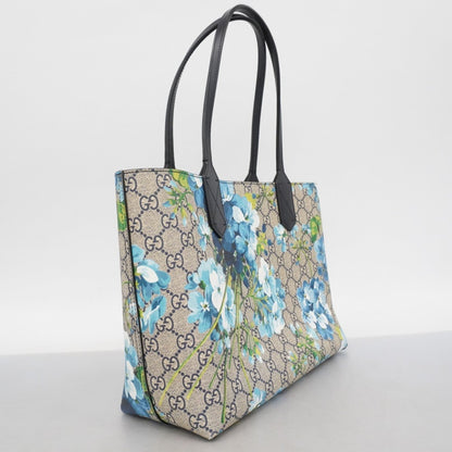 Gucci Blue Navy Pvc Tote Bag (Pre-Owned)