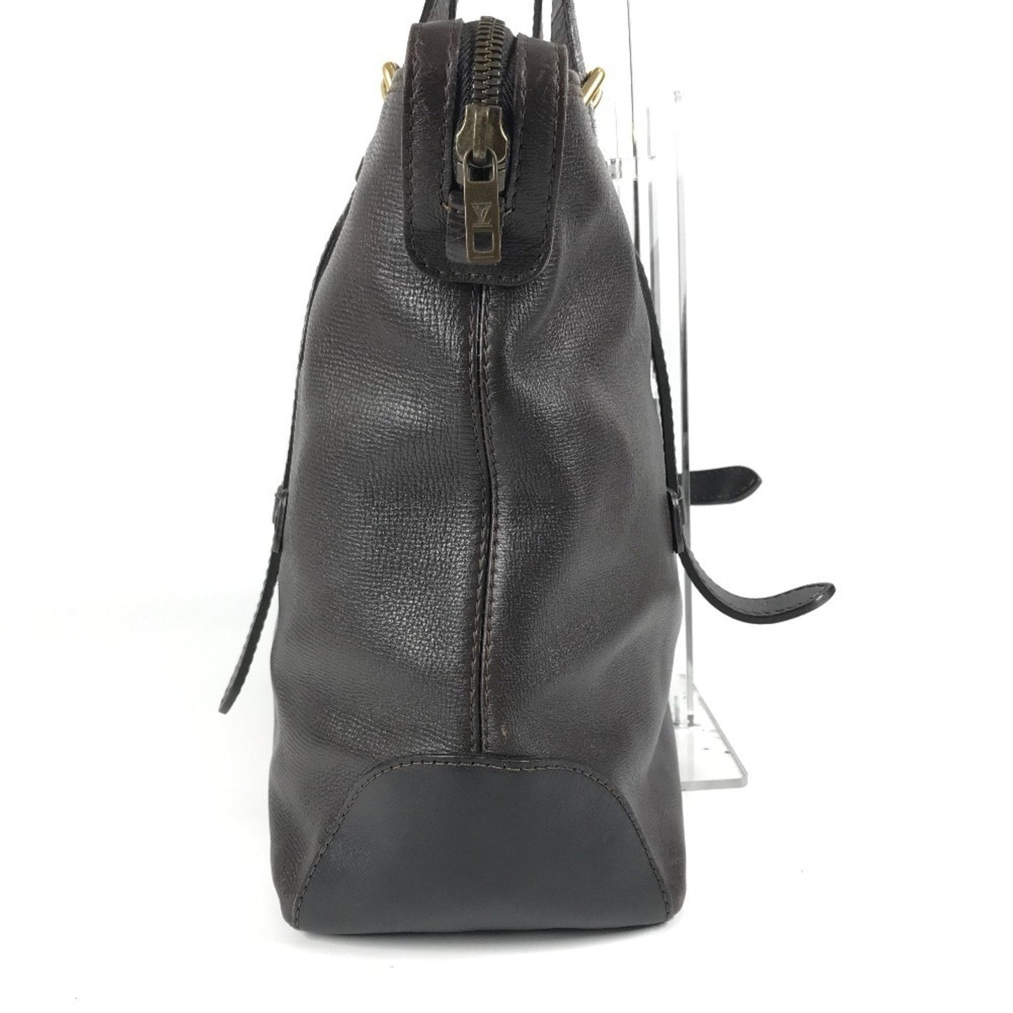 Louis Vuitton Brown Coffee Utah Leather Shoulder Bag Tote Bag (Pre-Owned)