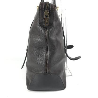 Louis Vuitton Brown Coffee Utah Leather Shoulder Bag Tote Bag (Pre-Owned)