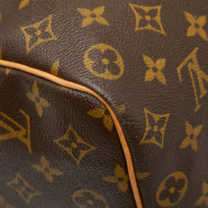 Louis Vuitton Brown Pvc Leather Boston Bag (Pre-Owned)