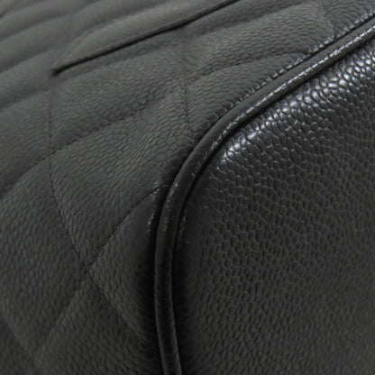 Chanel Black Leather Tote Bag (Pre-Owned)