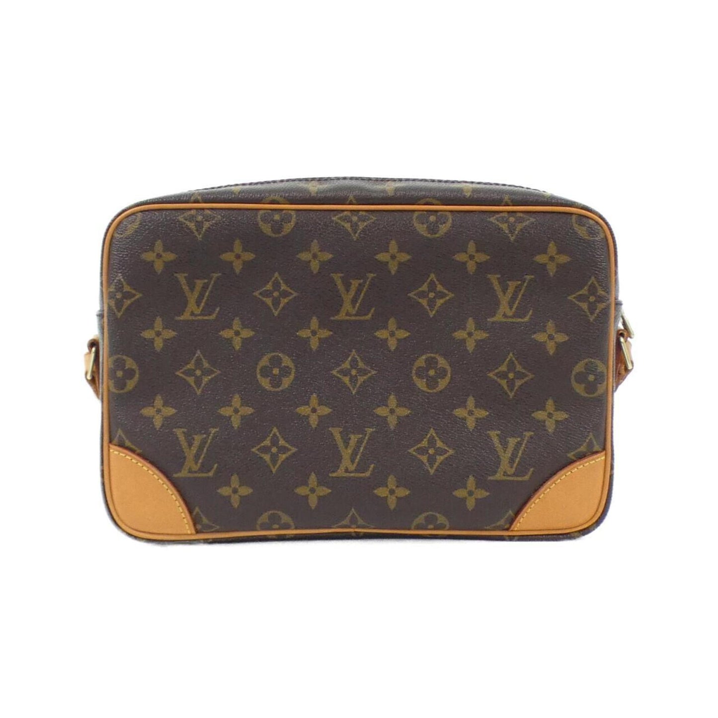 Louis Vuitton Marron Coated Canvas Shoulder Bag (Pre-Owned)