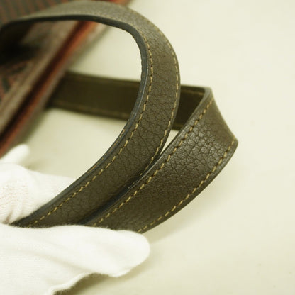 Hermes Brown Polyester Tote Bag (Pre-Owned)