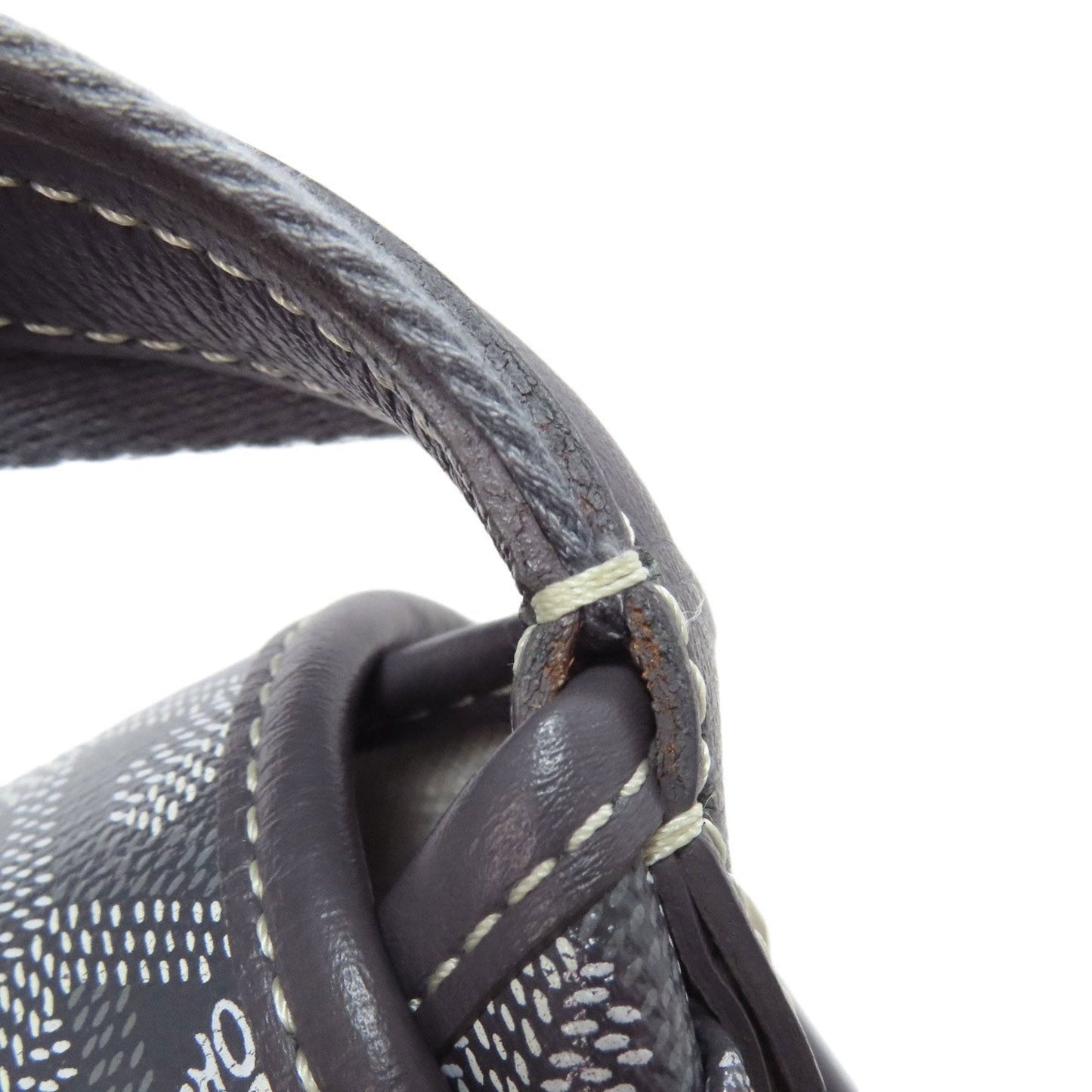 Goyard Gray Coated Canvas Shoulder Bag (Pre-Owned)