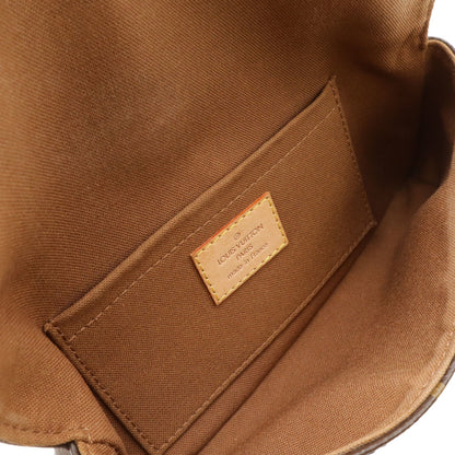 Louis Vuitton Brown Pvc Clutch Bag Fanny Pack Pochette Sling Bag (Pre-Owned)
