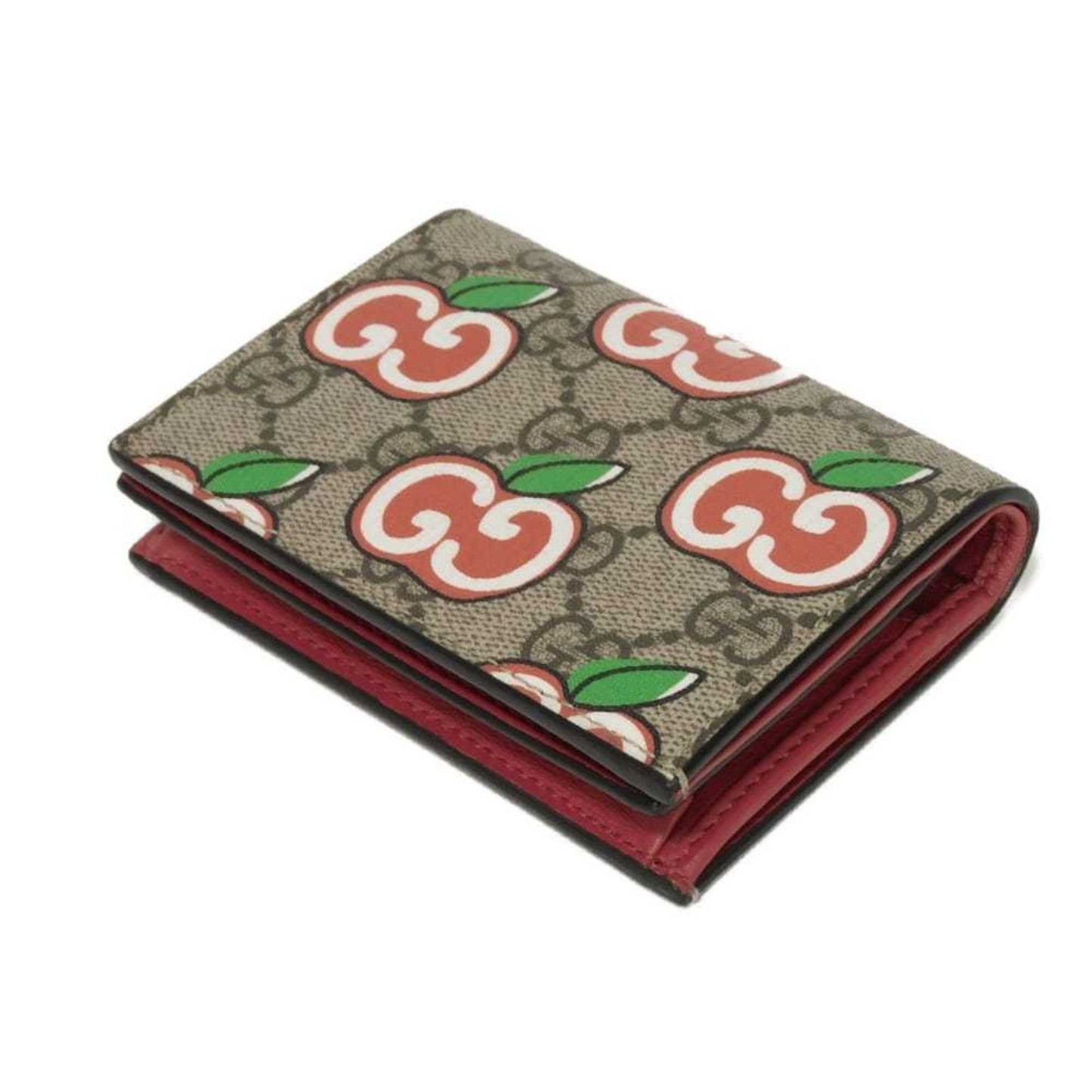 Gucci Beige Gg Supreme Canvas Elastane Wallet (Bi-Fold) (Pre-Owned)