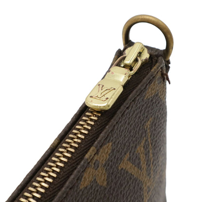 Louis Vuitton Brown Pvc Handbag Pochette Pouch (Pre-Owned)