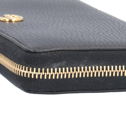 Gucci Black Leather Long Wallet (Bi-Fold) (Pre-Owned)