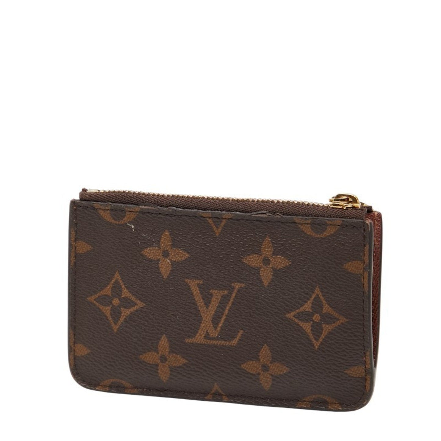 Louis Vuitton Brown Pvc Leather Coin Purse/Coin Case (Pre-Owned)