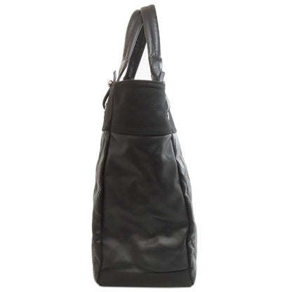 Chanel Paris Biarritz Black Leather Tote Bag (Pre-Owned)