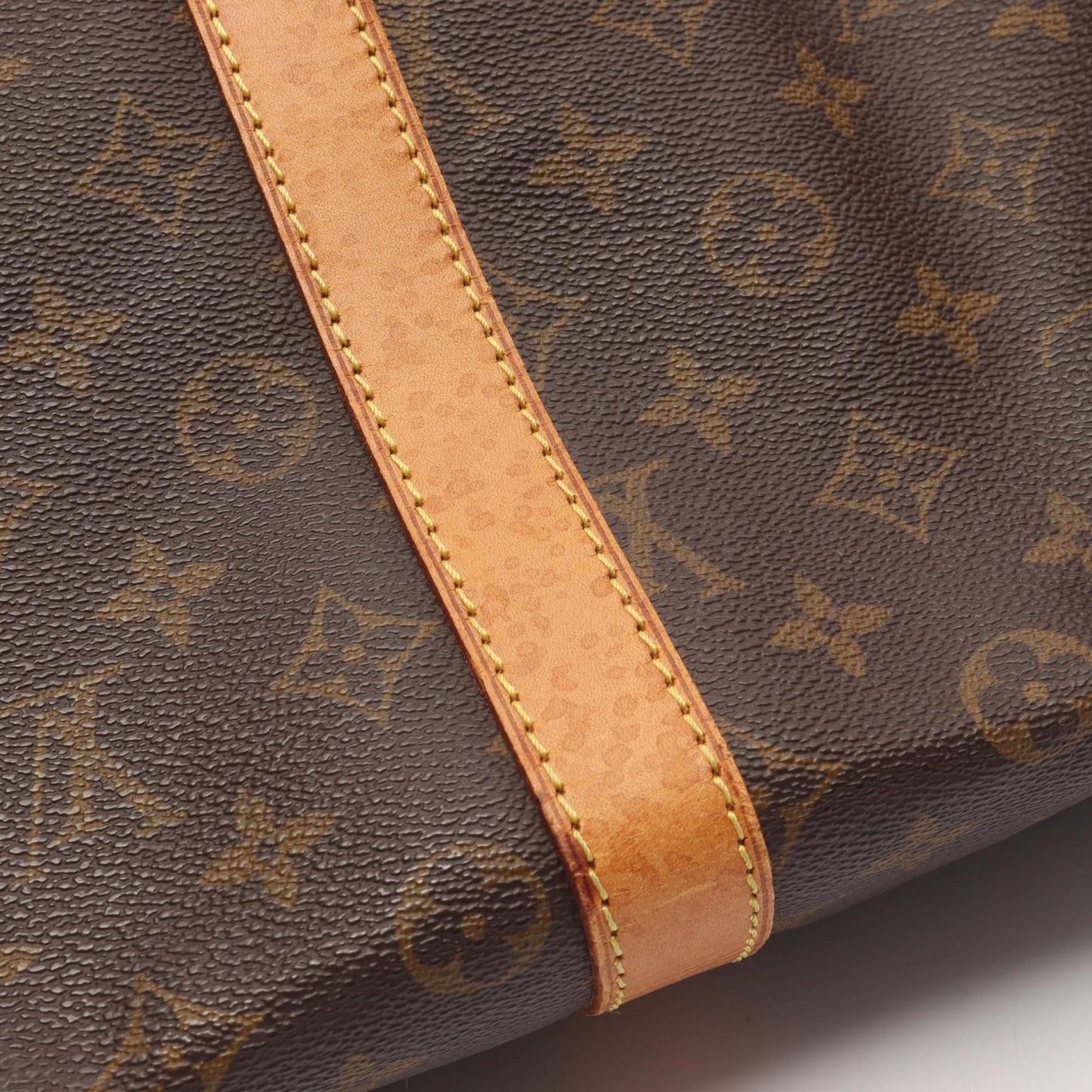 Louis Vuitton Brown Pvc Leather Boston Bag (Pre-Owned)