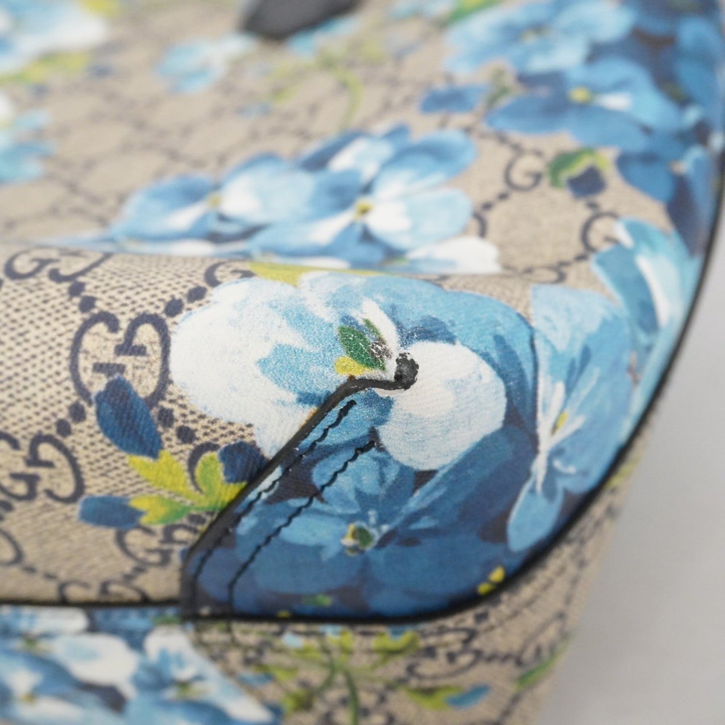 Gucci Blue Navy Pvc Tote Bag (Pre-Owned)