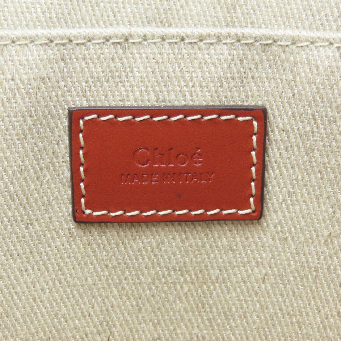 Chloé Brown Canvas Tote Bag (Pre-Owned)