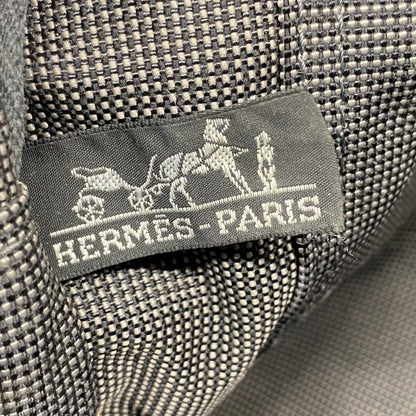 Hermes Gray Canvas Tote Bag (Pre-Owned)