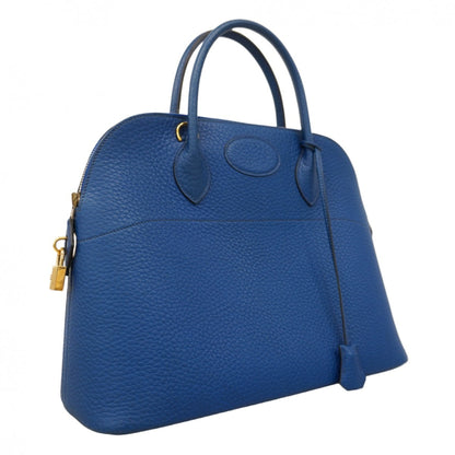 Hermes Blue Ardennes Leather Handbag (Pre-Owned)