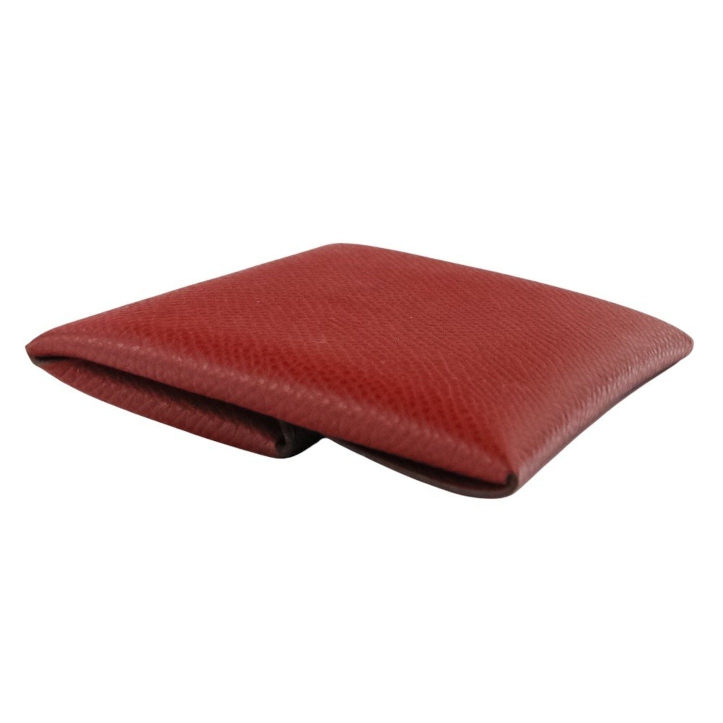 Hermes Red Color Coin Purse/Coin Case (Pre-Owned)