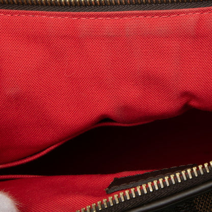 Louis Vuitton Brown Pvc Leather Handbag Shoulder Bag (Pre-Owned)