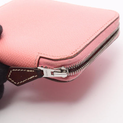 Hermes Pink Rose Confetti Leather Middle Wallet (Bi-Fold) (Pre-Owned)