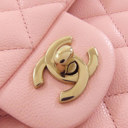 Chanel Matelasse Pink Leather Shoulder Bag (Pre-Owned)