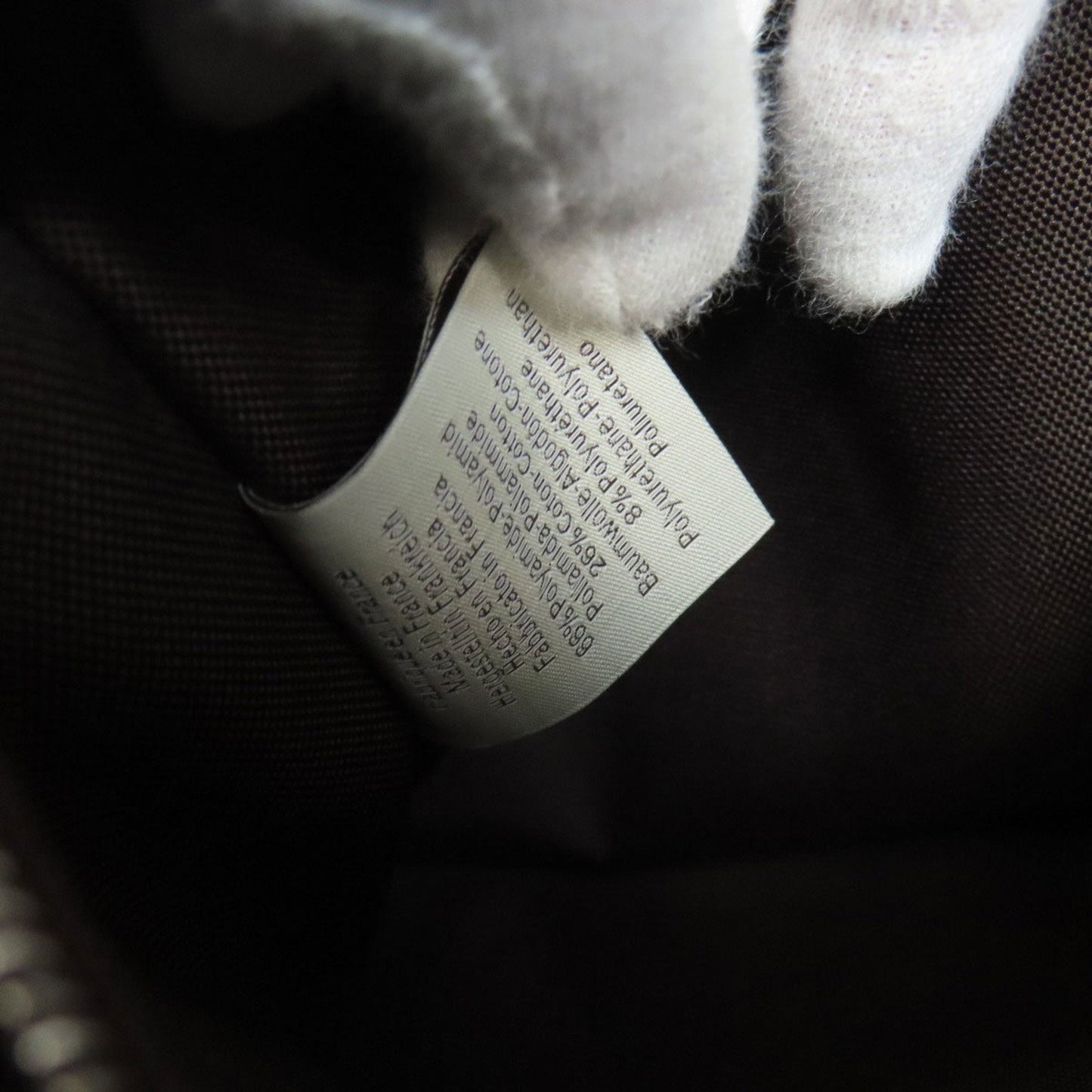 Hermes Bordeaux Brown Canvas Tote Bag (Pre-Owned)