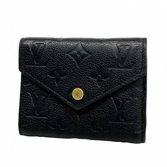 Louis Vuitton Noir Wallet (Tri-Fold) (Pre-Owned)